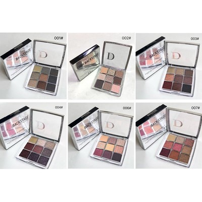 D-Backstage Eye Palette 9 Farben Lidschatten Palette 002# 004# 007# Standard