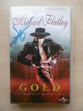 Michael Flatley Autogramm signed Video Cassette "Gold a Celebraton of..."
