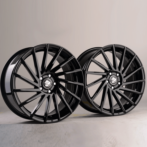 18 Zoll UX9 Alufelgen 8x18 5x112 ET35 schwarz glänzend für Seat - Bild 3 von 8