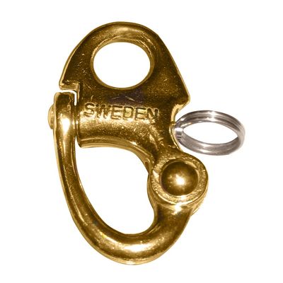 Ronstan Brass Snap Shackle - Fixed Bail - 59.3mm(2-5/16'') Length