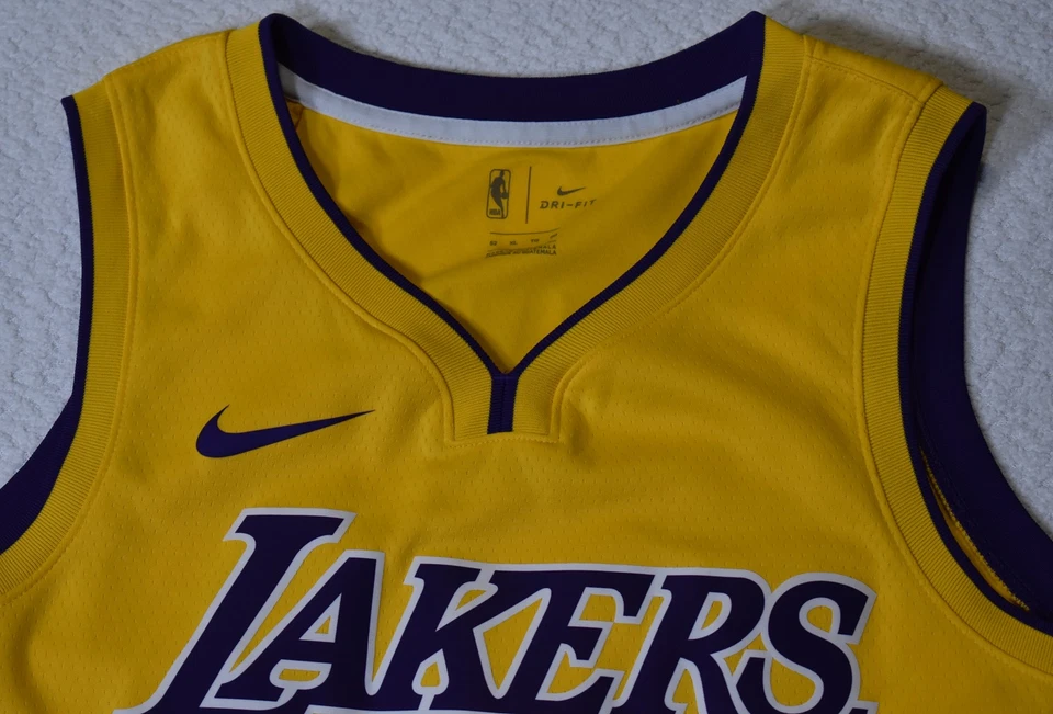 Camiseta Nike Dri-Fit NBA Lakers para hombre talla mediana 52 Los Angeles Lakers Ball 2 Foto 3 de 4