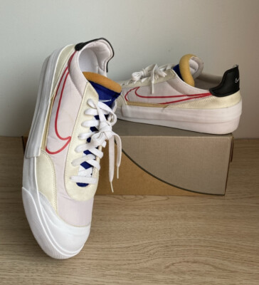 在庫文の必須!★NIKE DROP-TYPE HBR WHITE, RED, BLUE & GOLD Men's shoes Nike Drop-Type Hbr White/ University Red-Deep