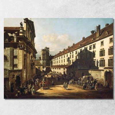 Wiener Dominikanerkirche Canaletto, cnl71 drucken auf leinwand