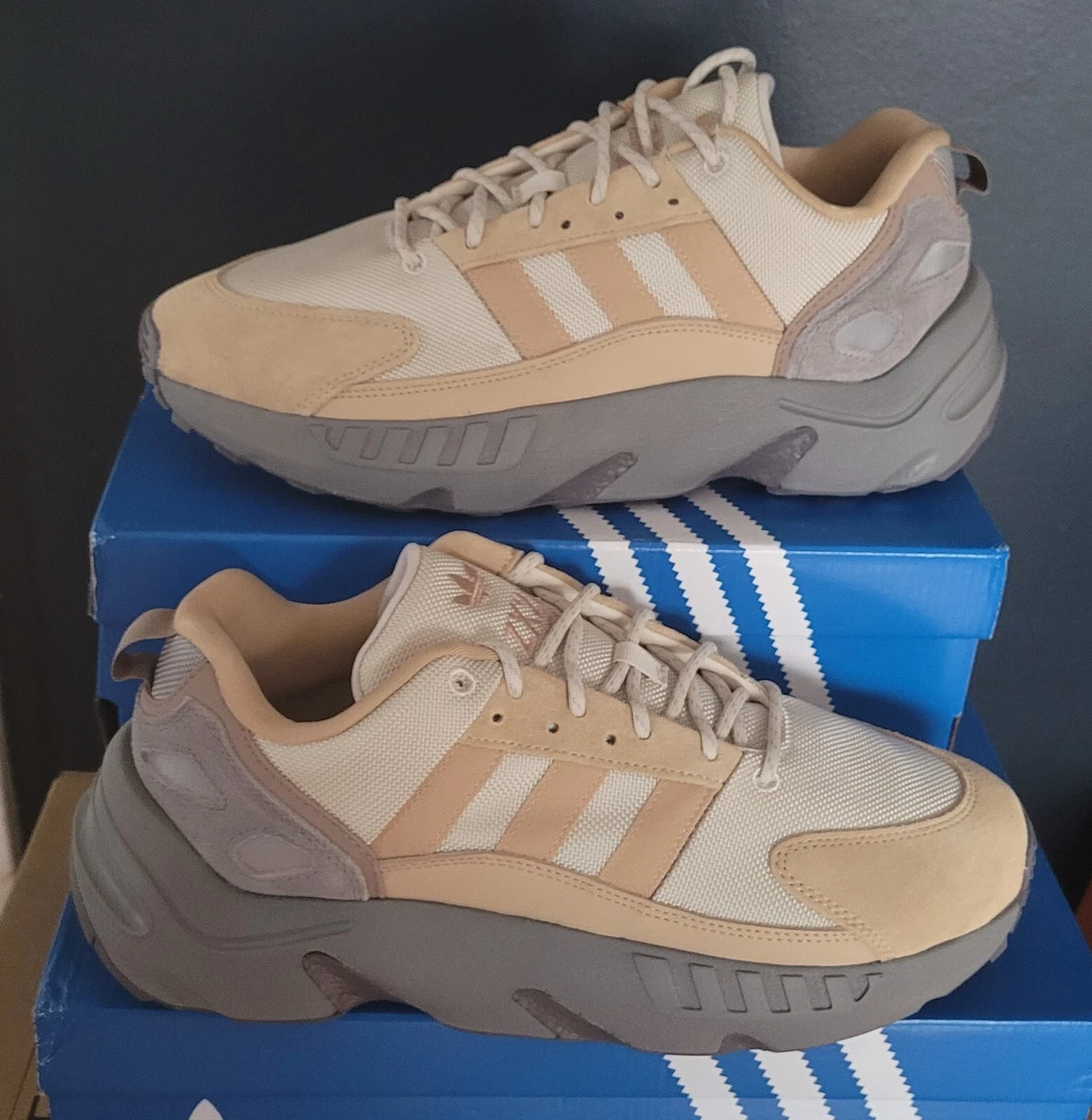 Adidas ZX 22 Boost Aluminium Magic Beige for sale | eBay