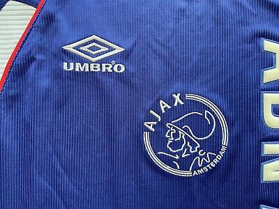AJAX AMSTERDAM 1999 2000 AWAY SHIRT JERSEY LONG SLEEVE UMBRO AJAX AMSTERDAM 1999 2000 AWAY SHIRT JERSEY LONG SLEEVE UMBRO