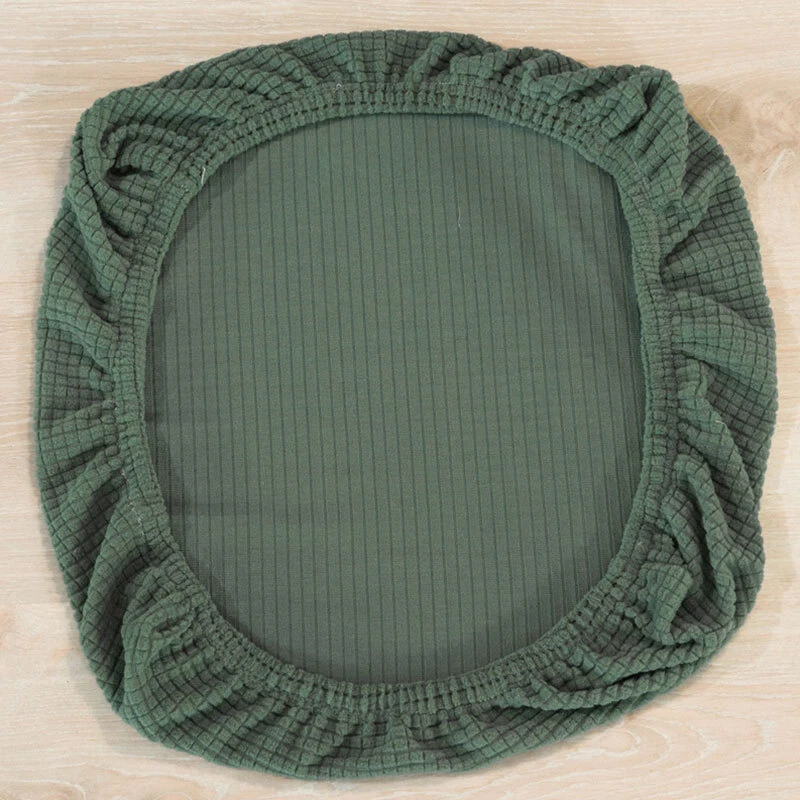 Funda de Asiento Universal Elástica Boda Comedor Silla Asiento Cojín Silla Funda⊥ Foto 4 de 4