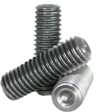 M4-0.70 x 5 mm Socket Set Screw Cup Point 45H, Black Oxide, UNC, 25 Pack