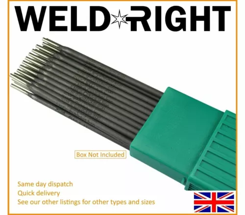 Weld Right ENiFe-C1 Ferro Cast Iron Arc Welding Electrodes Rods 2.5mm x 20 Rods - Picture 1 of 5