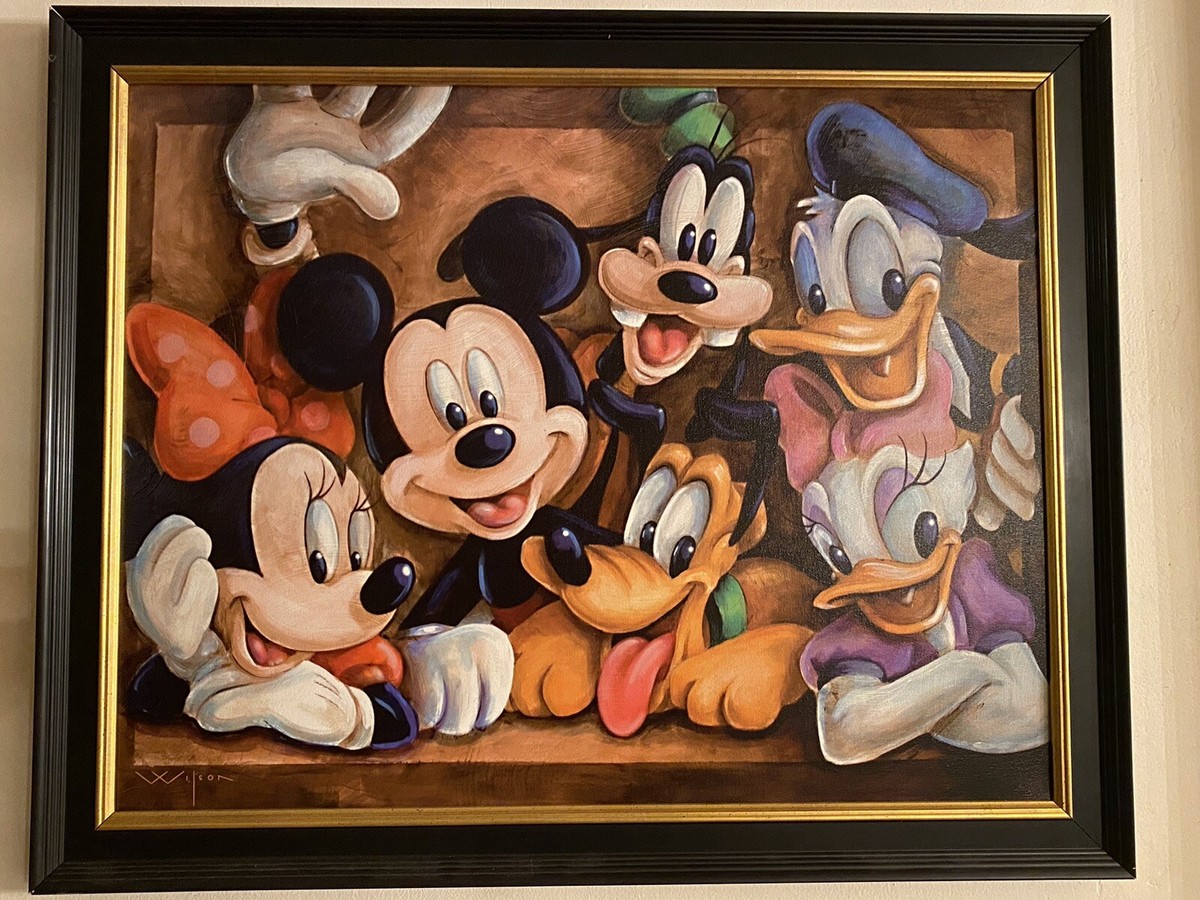 Disney Framed Art on Canvas 