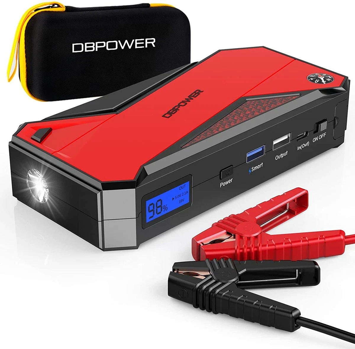 Jump Starter Portable Car Battery Pack 12V Auto Battery Charger Booster  Jumper