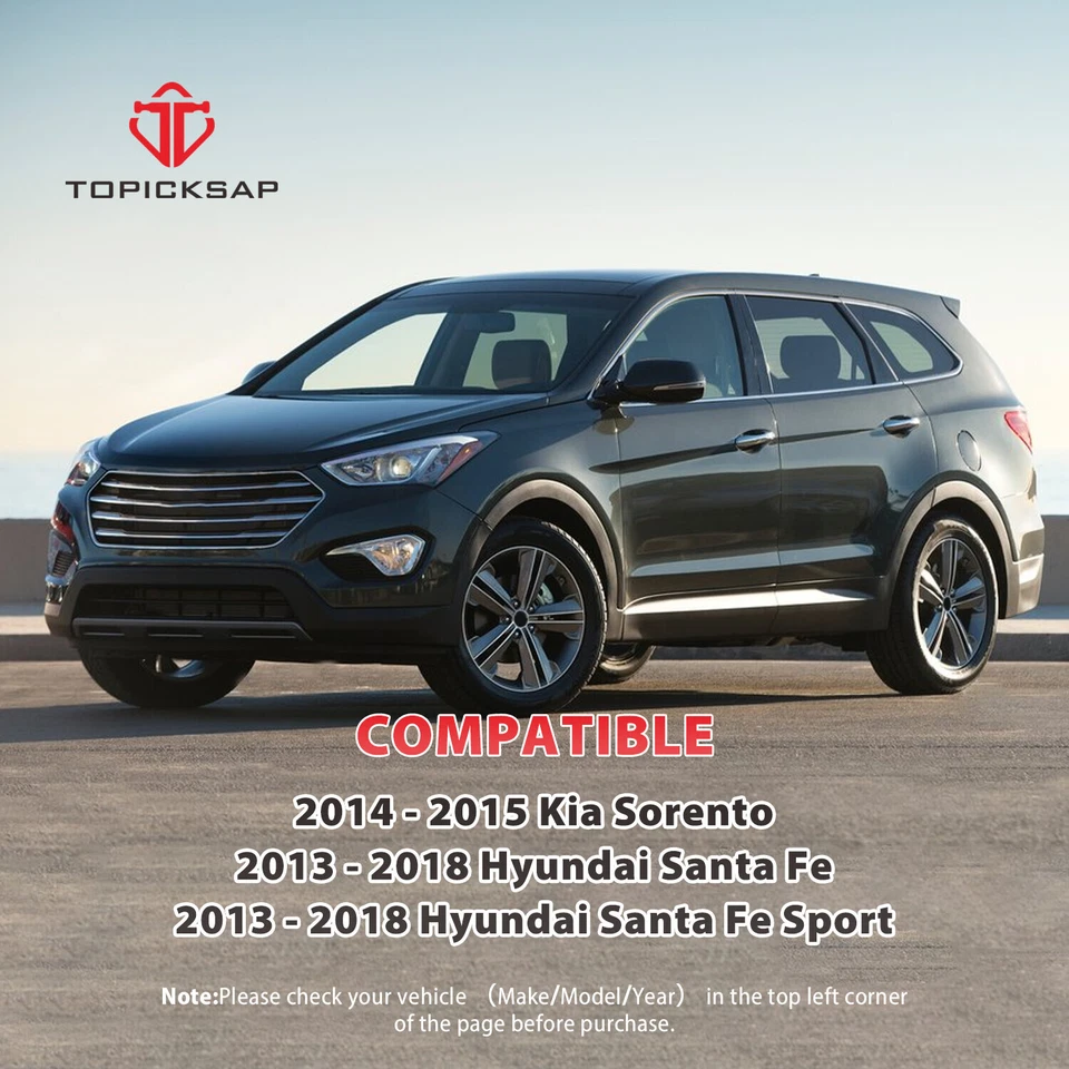 Kit de suspensión inferior delantera 6 piezas para Hyundai Santa Fe 14-15 Kia Sorento 2013-2018 Foto 2 de 4