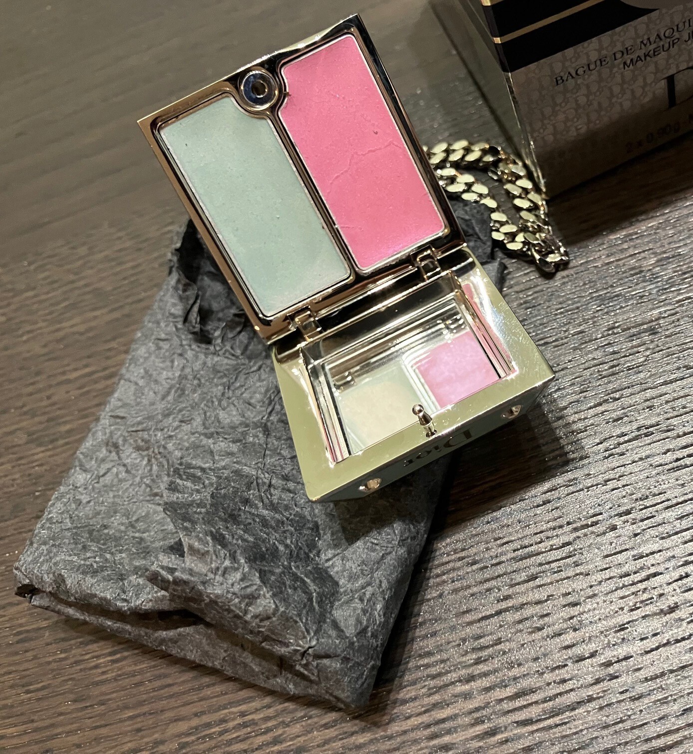 DIOR Princess Ring 002 Royal Turquoise Make Up Jewel For Eyes Boxed