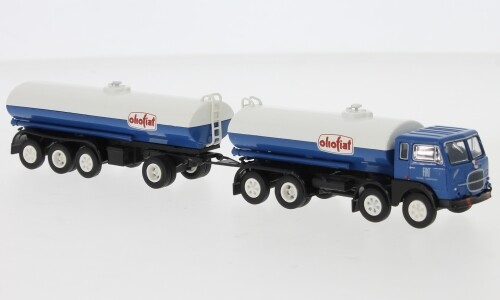 Brekina 58453 - 1/87 Fiat 690 Millepiedi Tanker Truck, Olio Fiat, 1960 - New