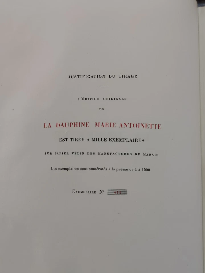 La dauphine Marie-Antoinette. / Pierre de Nolhac / 1896 E.O numéroté - Photo 4/4