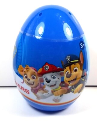Blue Plastic Egg with 40 Paw Patrol stickers sealed