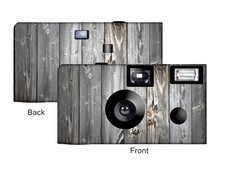 5 Rustic Single Use Disposable Cameras-wedding camera/anniversary F50059