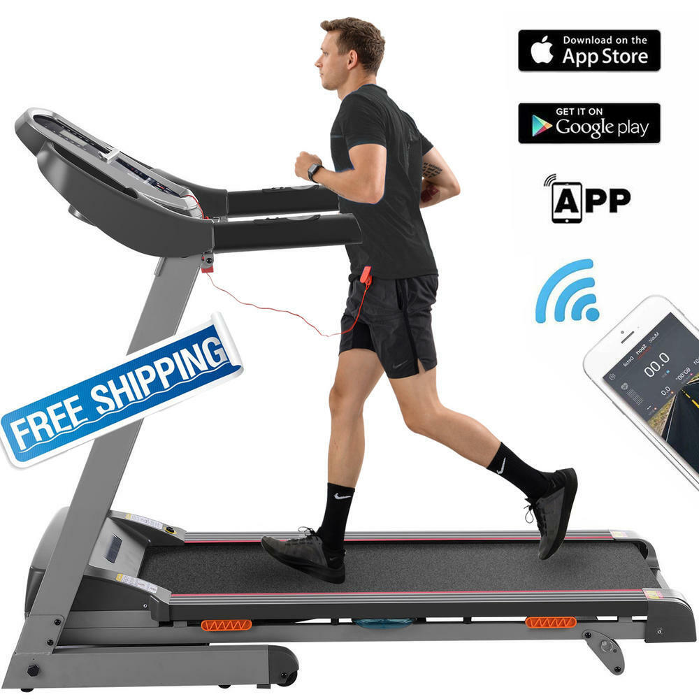 Zaklampen stad Sentimenteel 3.25HP Folding Electric Treadmill Incline Motorized Running Walking Machine  /APP | eBay