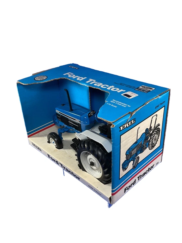 Vintage, ERTL 1994  Ford 8340 Tractor, #338, 1/16 Scale, Made In The USA, NIB - Image 4 of 4