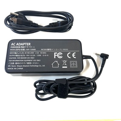 AC Adapter for Asus ROG ADP-150NBD - 19V 6.32A 120W AC100-240V 2.5A W/Power Cord