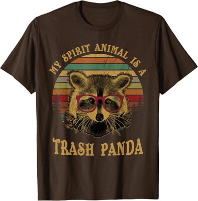 My Spirit Animal Is A Trash Panda Funny Racoon Gift Unisex T-Shirt