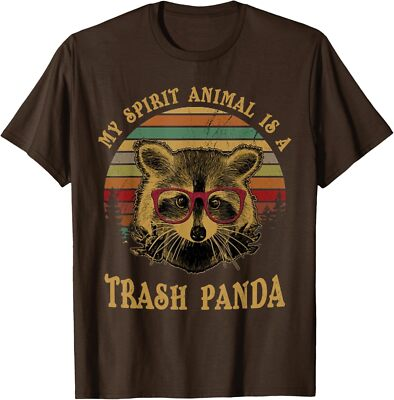 #ad #ad My Spirit Animal Is A Trash Panda Funny Racoon Gift Unisex T Shirt $14.99