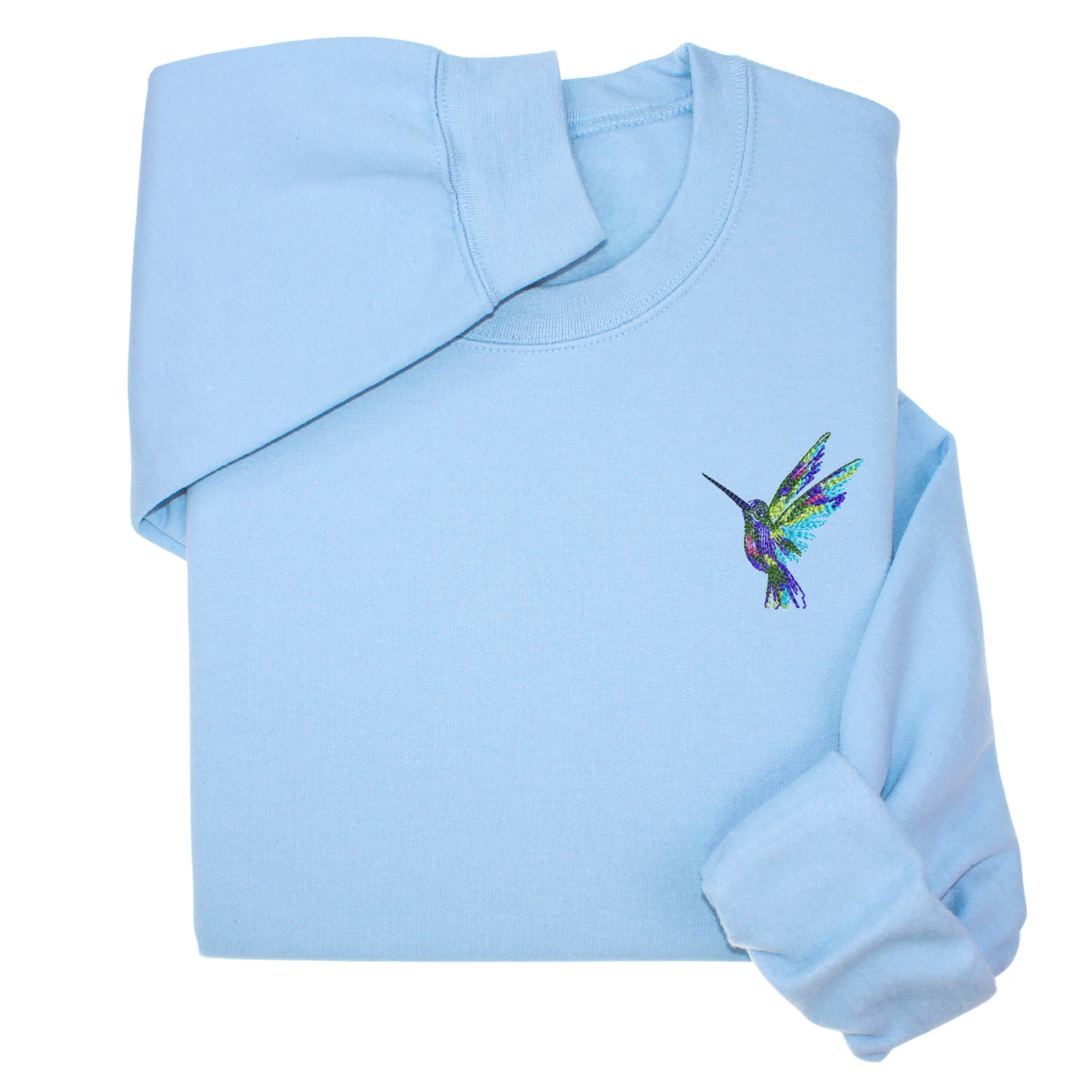 Hummingbird Embroidered Hoodie & Sweatshirt, Bird Lover Gift