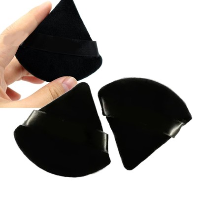 2 Stück Dreieck Puderquaste Tragbar Wiederverwendbar Latex Schaum Kosmetik Foundation S TPG