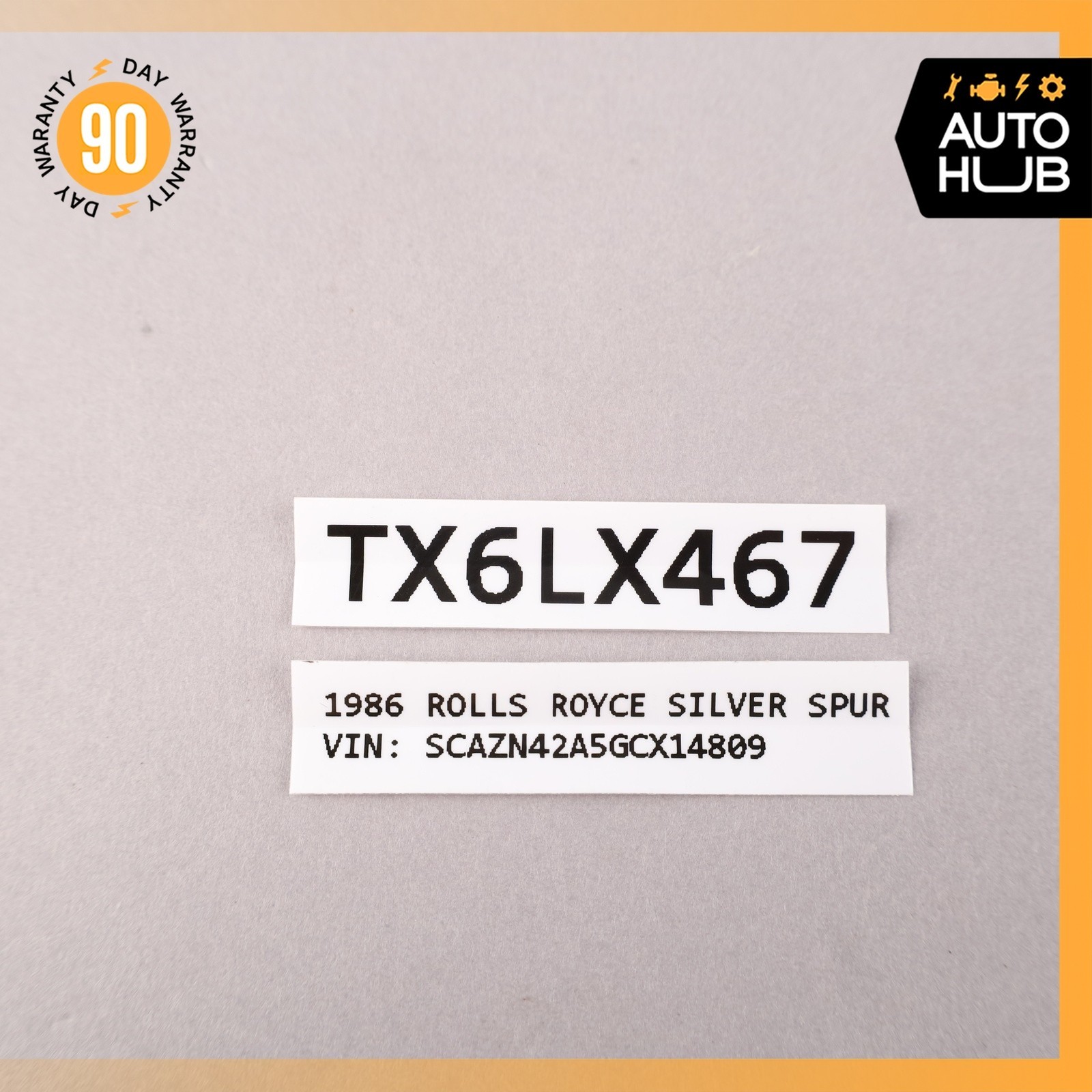 Rolls-Royce Silver Spur 1981-1989 Right Sun visor Beige