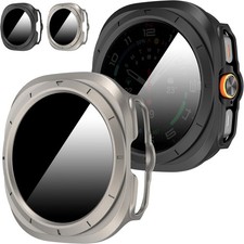 "2-Pack for Samsung Galaxy Watch 7/8 Ultra 47mm 2024/2025 Case, Anti-Peepin..