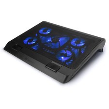 Base ENHANCE Gaming 5 Ventiladores Alto Rendimiento 2630 RPM Color Azul