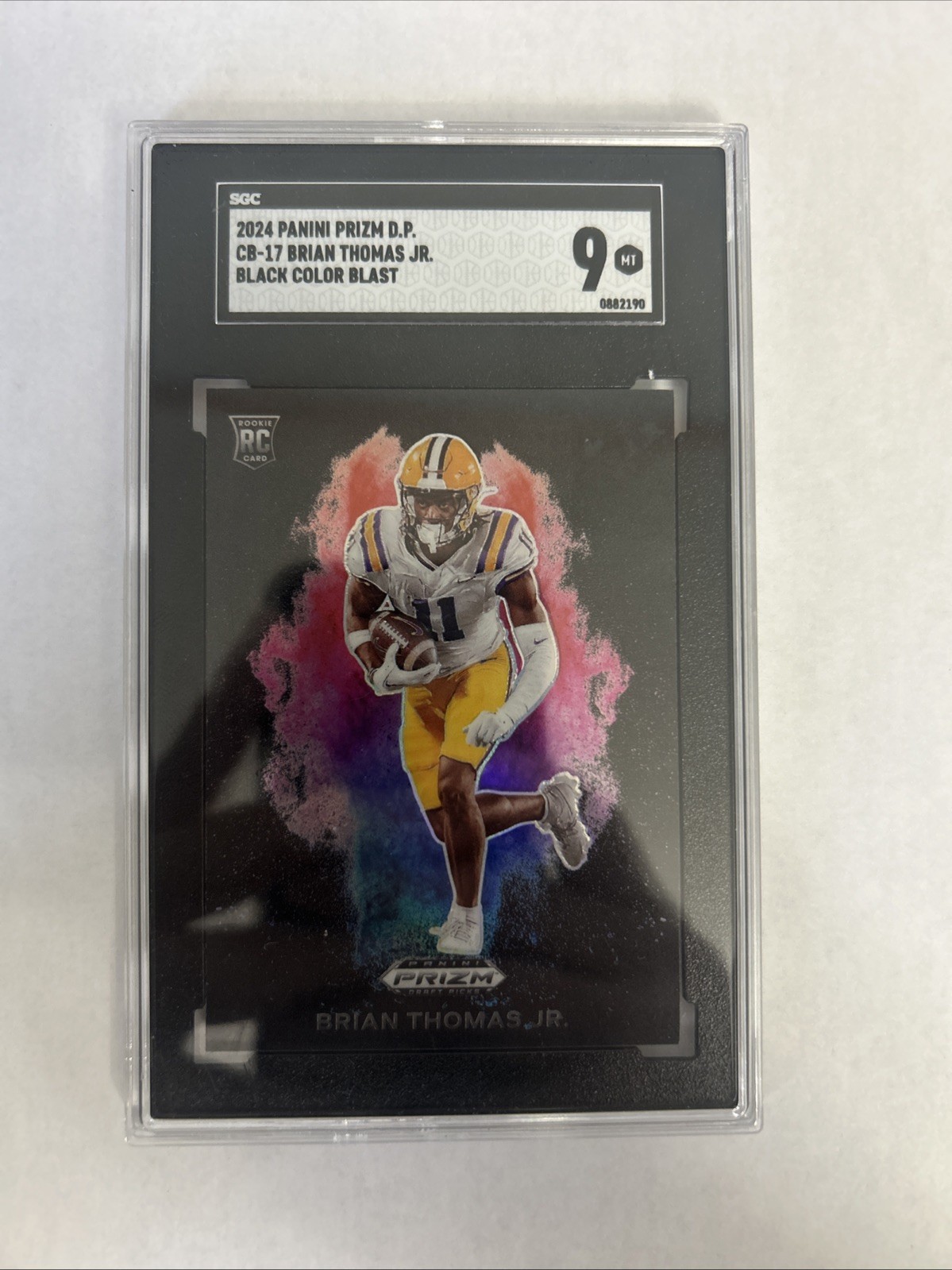 2024 Panini Prizm Draft Picks - Black Color Blast Brian Thomas Jr. #CB-17 (RC)