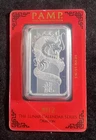 1 oz Silver Bar - PAMP Suisse - 2012 - Year of the Dragon (Pickett’s Hoard)