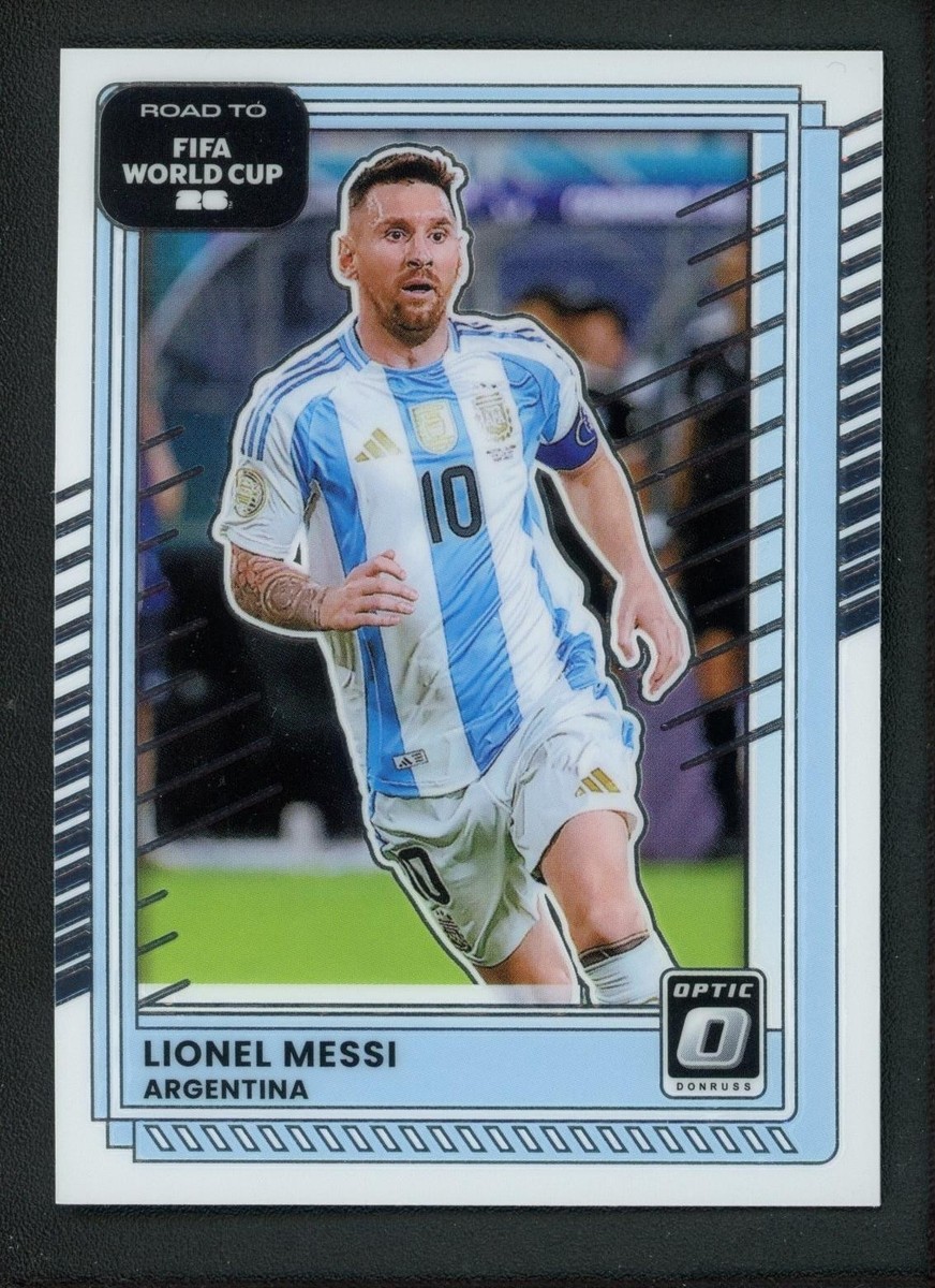 2025-26 LIONEL MESSI PANINI DONRUSS OPTIC ROAD TO FIFA WORLD CUP