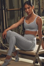 ALO Alosoft Heart Throb Matching Set Versatile Lounge Gym High Rise