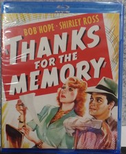 BLU-RAY Thanks For The Memory with Bob Hope and Shirley Ross NEW SEALED