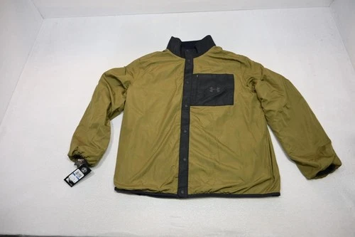 Under Armour Polartec Jacket Reversible Fleece Athletic Mens Sz XL NWT image 12
