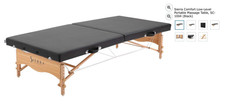 SierraComfort Sierra Comfort Low-Level Portable Massage Table Black , SC-1004