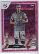 2022-23 Topps UEFA Club Competitions Pink Sparkle Foil Luka Sucic #95 14mf