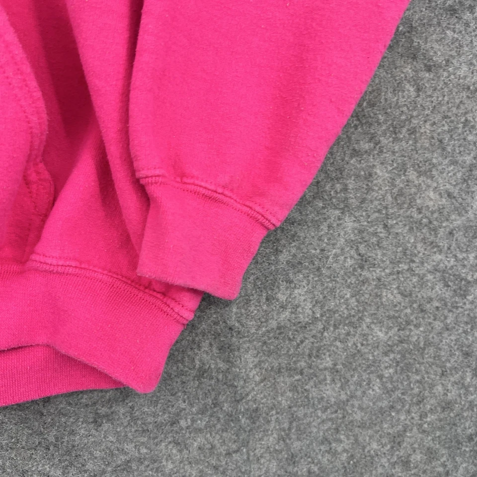 Buc-ee's Hoodie Sweatshirt Girls Large Pink Pullover Graphic Kangaroo Pocket - Image 4 of 4