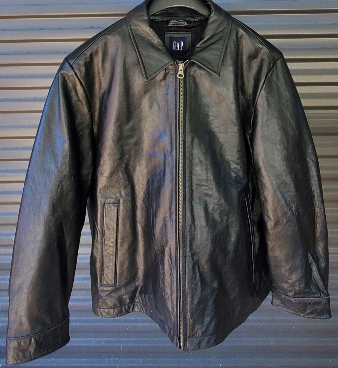 Gap Zip Leather Outer Shell Coats, Jackets & Vests for Men for