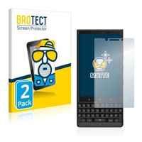 2X Displayschutzfolie Matt FüR Blackberry Key2 Antireflektierend