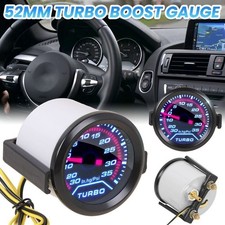 2" 52mm Turbo Boost Gauge Vacuum Pressure Display LED Car Psi Pressure Meter