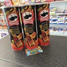 Pringles Hot Ones Rojo X3 156g Tubes American Import Spicy Hot Crisps