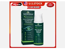 NOVEHA Demodex Extra Strength Eyelid Gel Cleanser - for Demodex, MGD and Dry ...