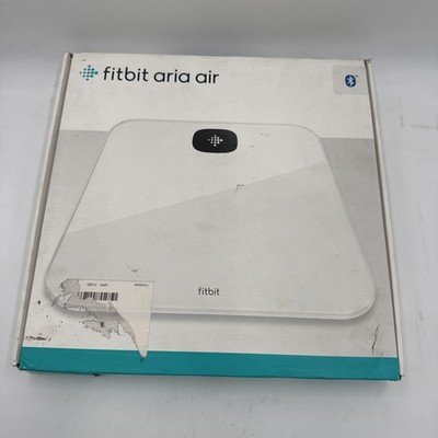 Fitbit Aria Air Wi-Fi Smart Bathroom Scale, White FB203 Open Box