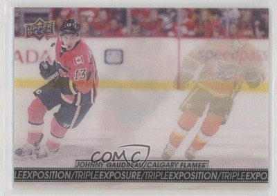 2017 Tim Hortons Collector's Series Triple Exposure Johnny Gaudreau #TE-2 0l7x