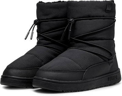 Authentic PUMA Women's Snowbae Patent High Boots Casual - Black
