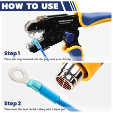 120PCS Heat Shrink Wire Connectors-Marine Grade Heat Shrink Butt Connectors-E...