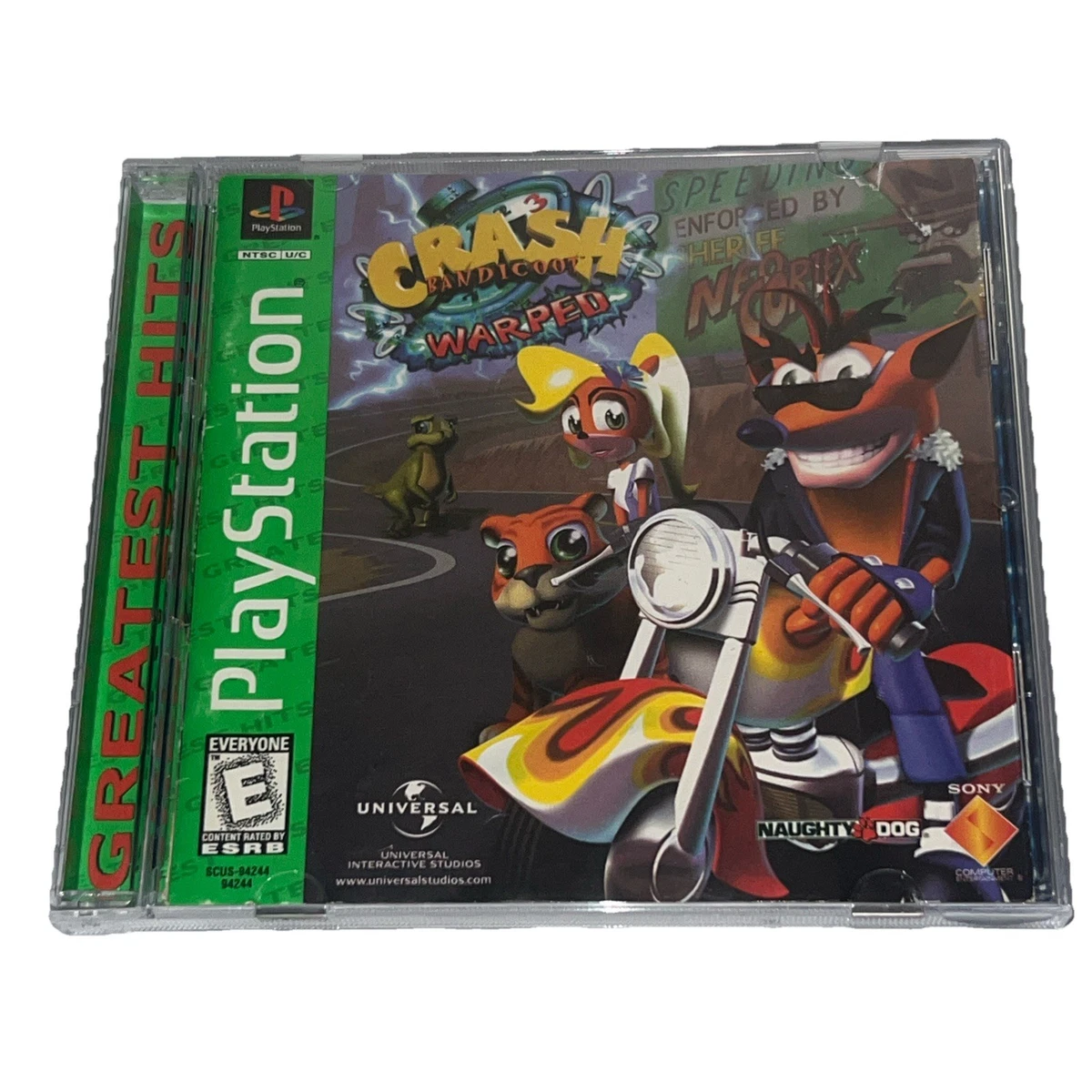Crash Bandicoot Warped New PlayStation 1 PS1 Sealed WATA CGC 9.8 A+ TOP POP | UK
