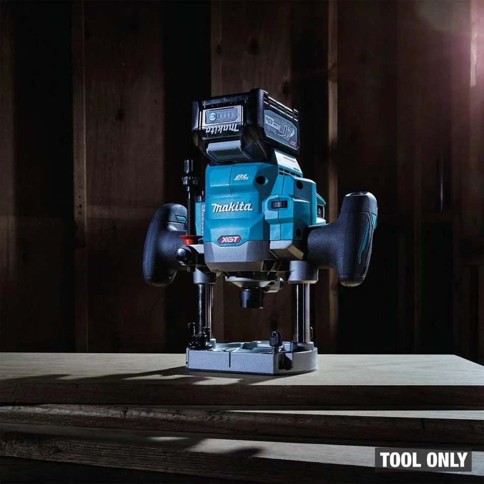 Makita 40V Max Xgt Brushless Cordless 2-1/4 Hp Maximum Hp Plunge Router (Bare - Image 3 of 4